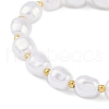 Plastic Imitation Pearl Beaded Bracelet BJEW-K254-10G-2