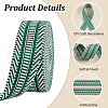   5 Yards Ethnic Style Polyester Jacquard Striped Ribbon OCOR-PH0004-17C-4
