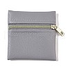 Imitation Leather Jewelry Storage Zipper Bags ABAG-G016-01A-04-1