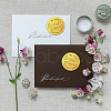 Self Adhesive Gold Foil Embossed Stickers DIY-WH0211-351-6