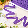Polyester Braided Lace Trim OCOR-WH0074-92E-4