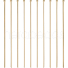 BENECREAT 100Pcs Brass Flat Head Pins KK-BC0002-84A-1