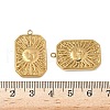 304 Stainless Steel Pendants STAS-V015-54G-3