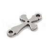 201 Stainless Steel Connector Charms STAS-S146-05P-2