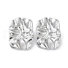 304 Stainless Steel Stud Earrings EJEW-H115-28P-1