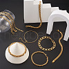 304 Stainless Steel Chain Bracelets STAS-TA0004-58-5