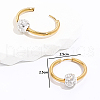 Elegant Round Stainless Steel Hoop Earrings PV6480-4
