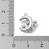 Brass Micro Pave Cubic Zirconia Pendants KK-D283-06P-3