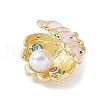 Alloy Rhinestone Pendants FIND-M015-03G-02-2
