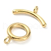 Ion Plating(IP) 304 Stainless Steel Toggle Clasps STAS-E194-09G-A-2