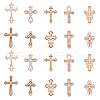 50Pcs Wood Pendants WOOD-CJ0001-36-4