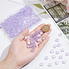 SUNNYCLUE 300Pcs Eco-Friendly Transparent Acrylic Beads OACR-SC0001-68C-3