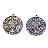 Rainbow Color Alloy Pendants PALLOY-N156-153-NR-2