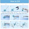 SUNNYCLUE DIY Ocean Theme Earring Making Kits DIY-SC0012-22-4