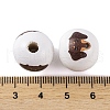 Wood European Beads WOOD-G021-01E-3