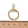 Brass Curb Chain Cuff Rings for Women RJEW-Z085-03G-01-5