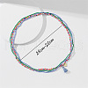 Flower Glass Seed Beaded Tassel Stretch 3 Layered Waist Belly Chains for Bikini FS-WGAC619-01-3