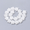 Natural White Jade Beads Strands X-G-Q974-08-2