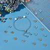 Unicraftale 100Pcs 2 Colors Brass Spacer Beads FIND-UN0015-57-2