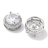 Brass Micro Pave Cubic Zirconia Pendants KK-M102-40P-2