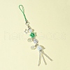 Glass & Alloy & Acrylic Mobile Straps HJEW-FS00005-1