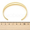 Hollow Out 304 Stainless Steel Cuff Bangles for Women BJEW-Z097-04G-5