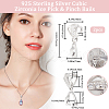 Anti-Tarnish Beebeecraft 2Pcs 925 Sterling Silver Micro Pave Cubic Zirconia Pendant Bails STER-BBC0005-51P-2