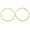 PVD Vacuum Plating 202 Stainless Steel Hoop Earrings EJEW-H003-43G-03-1