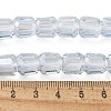 Electroplate Glass Beads Strands EGLA-L045-E-PL03-4