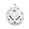 Alloy Rhinestone Pendants ALRI-C007-34P-3