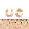 Brass Stripe C-Shaped Cuff Earrings EJEW-D321-03G-6