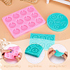 Boutigem 3Pcs 3 Style  Constellation Pendants Silicone Molds DIY-BG0001-08-4