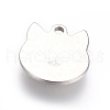 Tarnish Resistant 304 Stainless Steel Pendants STAS-I105-49P-2