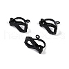 304 Stainless Steel Clip-on Earring Findings STAS-O110-21EB-1