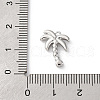 Brass Pave Clear Cubic Zirconia Pendants KK-V016-01P-3