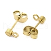 304 Stainless Steel Stud Earring Findings STAS-V003-10G-02-2