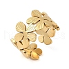 304 Stainless Steel Adjustable Open Cuff Rings for Women RJEW-U060-03A-G-2