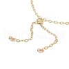 304 Stainless Steel Textured Cable Chain Slider Bracelet Making AJEW-JB01343-02-3