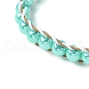 2Pcs ABS Plastic Pearl Beads Bracelets for Women BJEW-JB11353-02-4