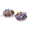 Natural Amethyst Pendants G-A031-01P-07-3