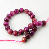 Natural Rose Tiger Eye Beads Strands G-G099-10mm-12-2