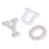 Alphabet Resin Rhinestone Patches DIY-TAC0005-45A-4