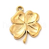 304 Stainless Steel Pendants STAS-C082-01G-1