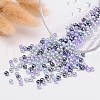 Silver-Grey Mix Pearlized Glass Pearl Beads HY-X006-4mm-13-3