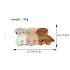 Cellulose Acetate Claw Hair Clips PW-WG358E3-01-4