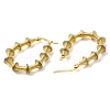 PVD Vacuum Plating 201 Stainless Steel Vortex Hoop Earrings with 304 Stainless Steel Pins EJEW-A098-03G-2
