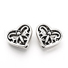 Tibetan Style Alloy Beads TIBEB-Q068-24AS-RS-1