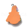 Halloween Opaque Resin Pendants RESI-B011-12-3