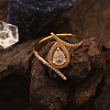 925 Sterling Silver Micro Pave Cubic Zirconia Finger Rings for Women KY4653-2-4