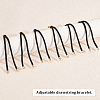 HOBBIESAY 12Pcs Nylon Twisted Cord Link Bracelet Making MAK-HY0001-06-4